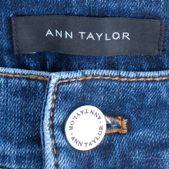 Ann Taylor Kick Crop Bootcut Jeans Modern Fit Sz 4 - Picture 3 of 4